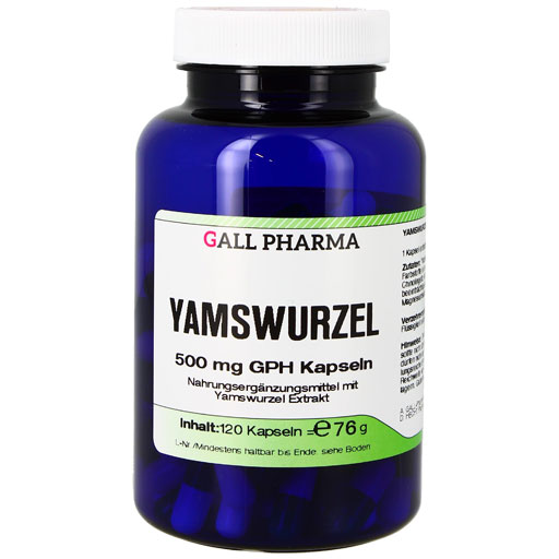 YAMSWURZEL 500 mg GPH Kapseln  120 St  Kapseln