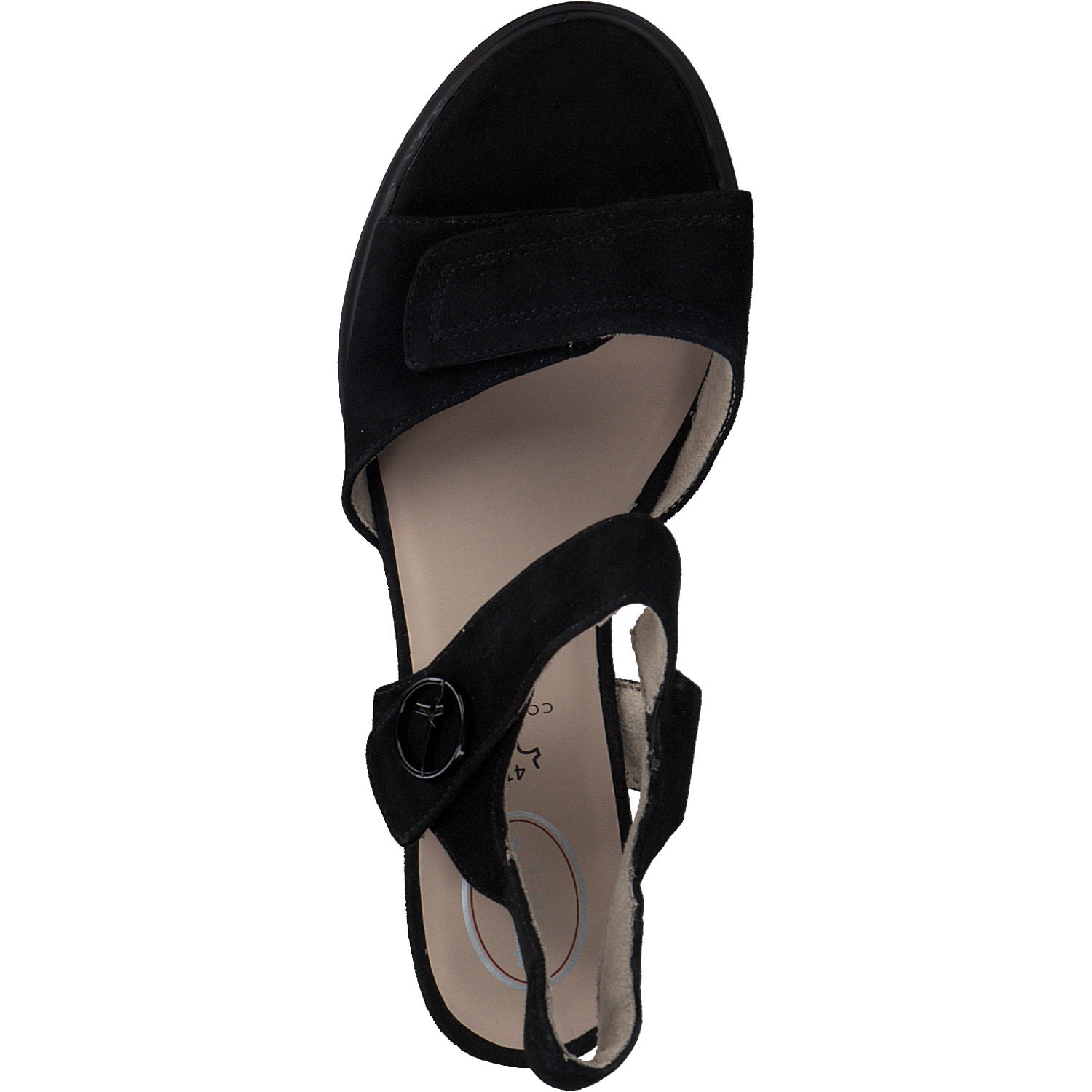 Jana Shoes 88313, Plateau-Sandaletten, Damen, black