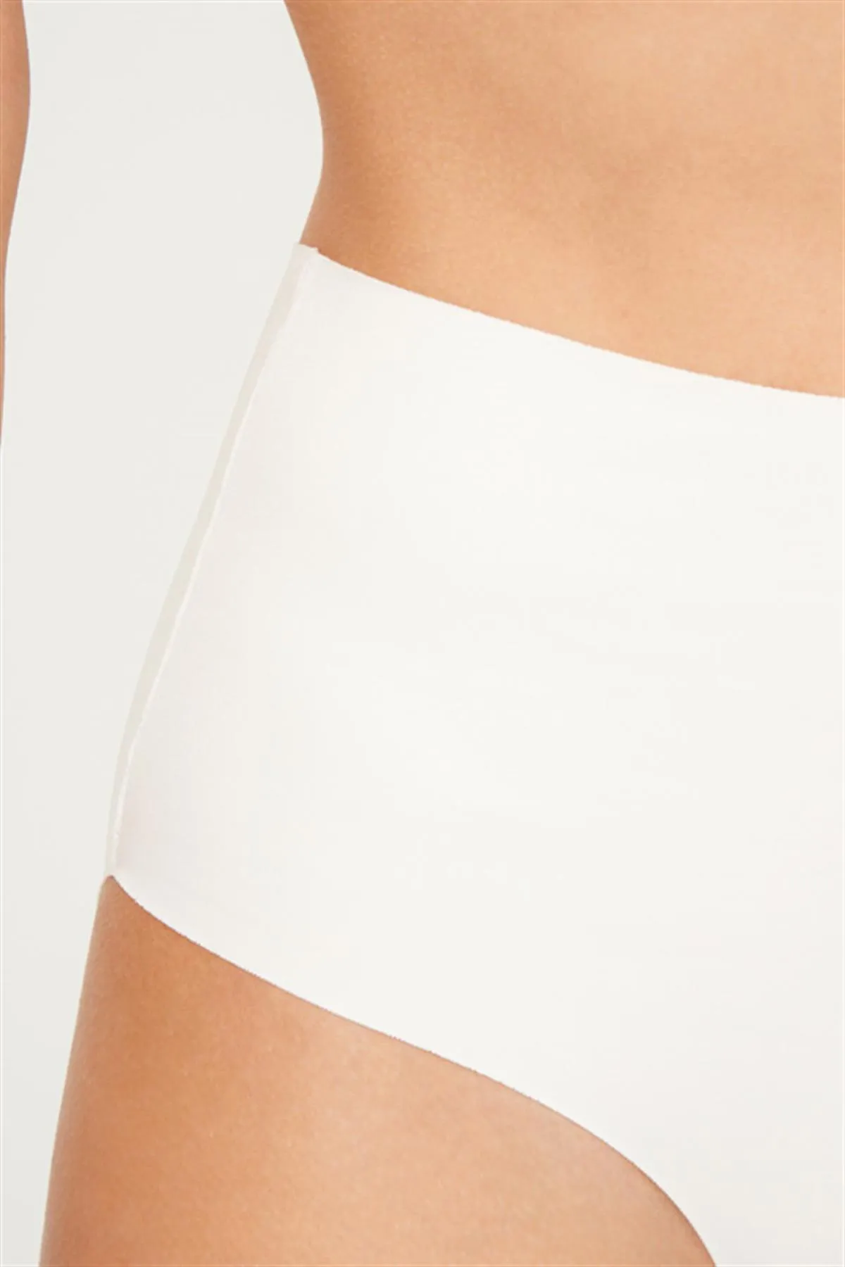 Cottonhill  Lasergeschnittene Basic-Bikini-Höschen mit hoher Taille, 3er-Pack – 6