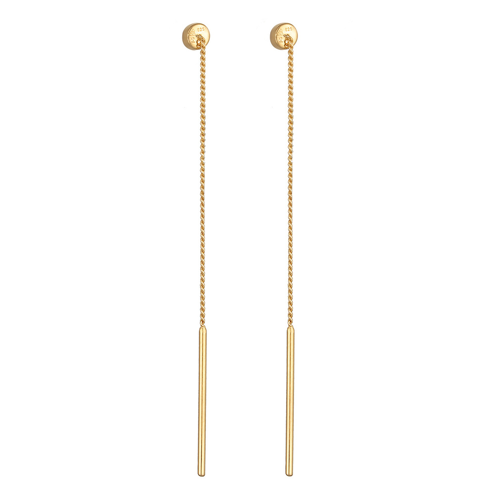Elli Elli Boucles d'Oreilles Femmes Pendentif d'oreilles Basique avec cristal en argen Boucles d'oreilles