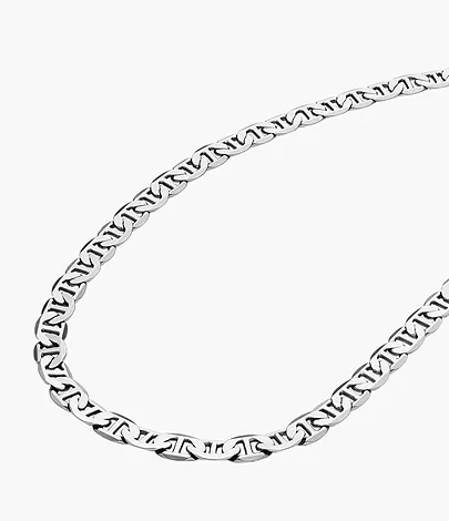 Fossil Kette Heritage Anchor Chains Edelstahl
