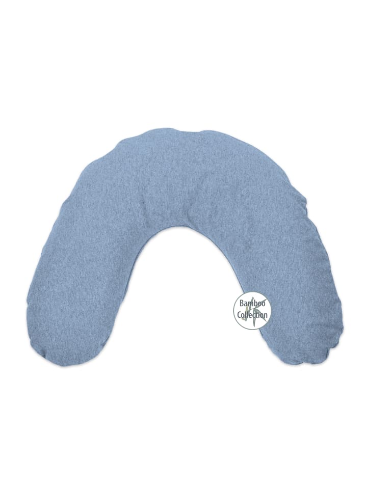 Kinderhaus Blaubär Theraline Nackenkissen mittel TOP in Melange Blau-Grau günstig kaufen onesize