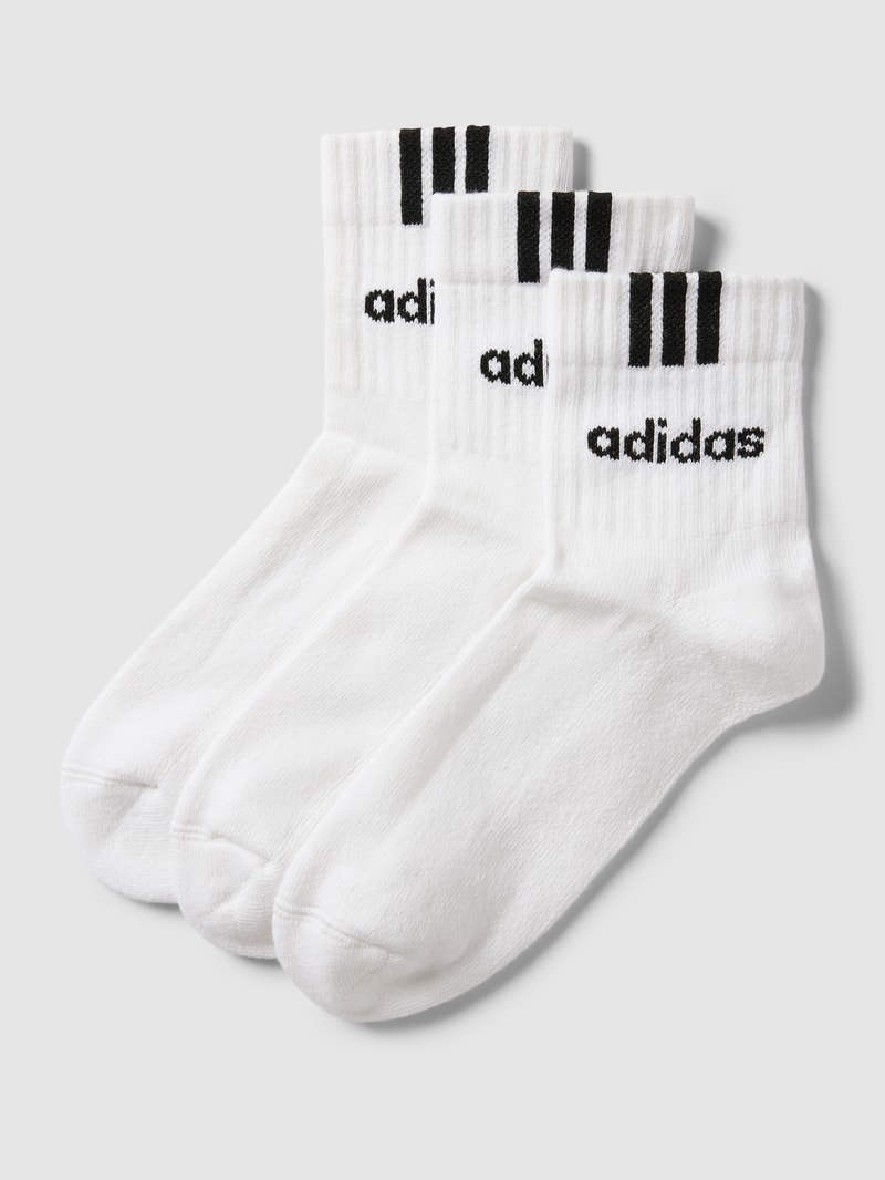 Socken mit Label-Details im 3er-Pack in weiß