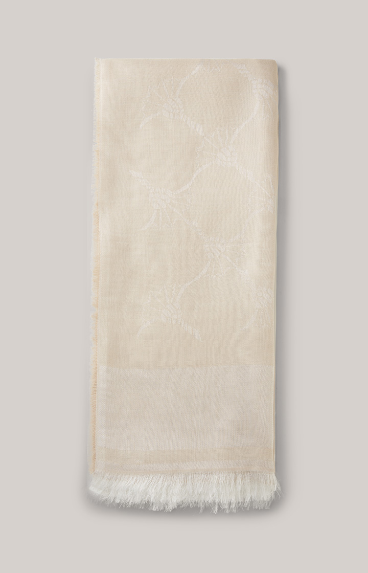 Modal-Baumwoll-Schal in Beige