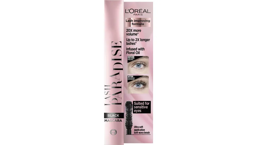 L'ORÉAL PARIS Mascara Voluminous paradise 6.4 ml schwarz
