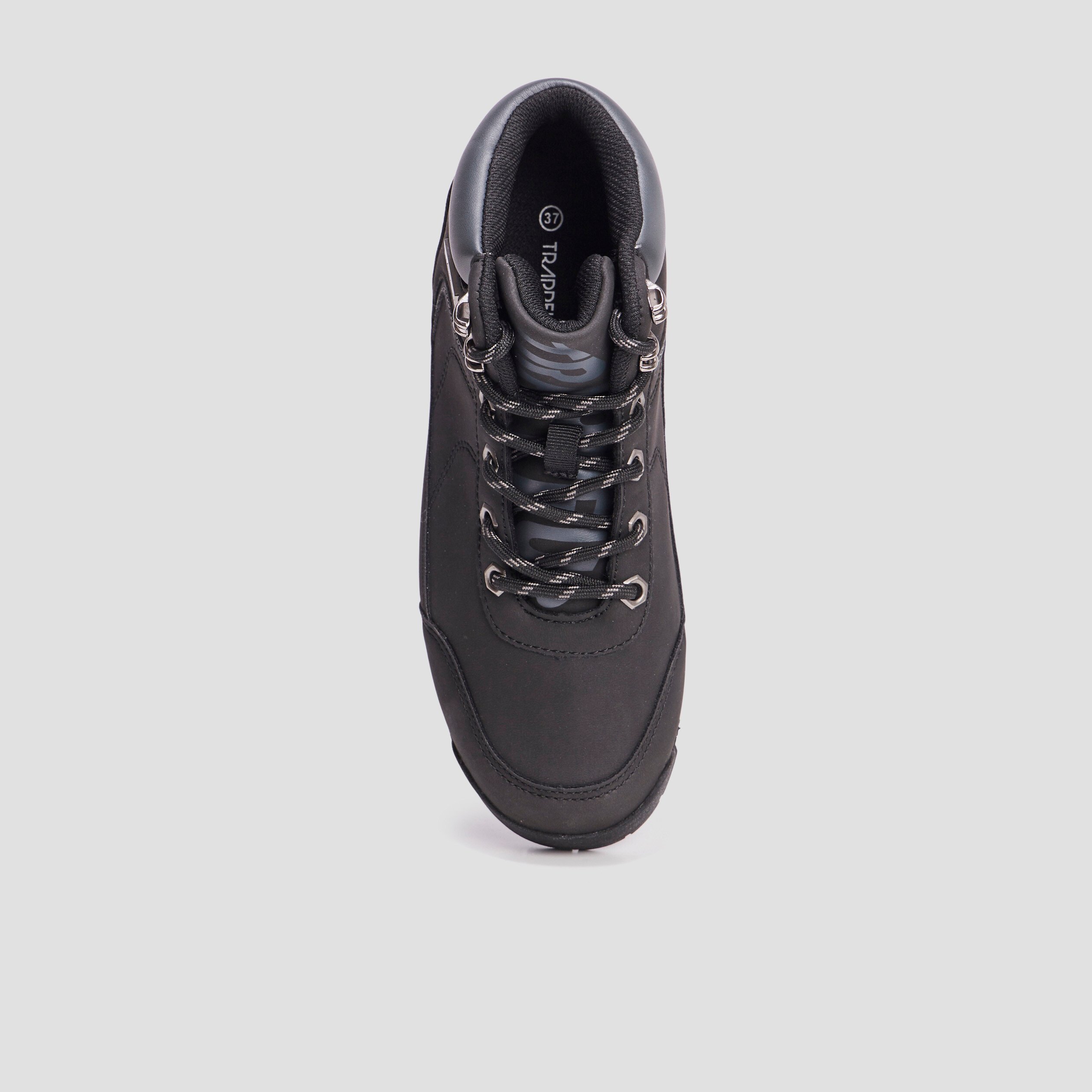 Bottines zippées lacets Trappeur Babino noir garçon | La Halle