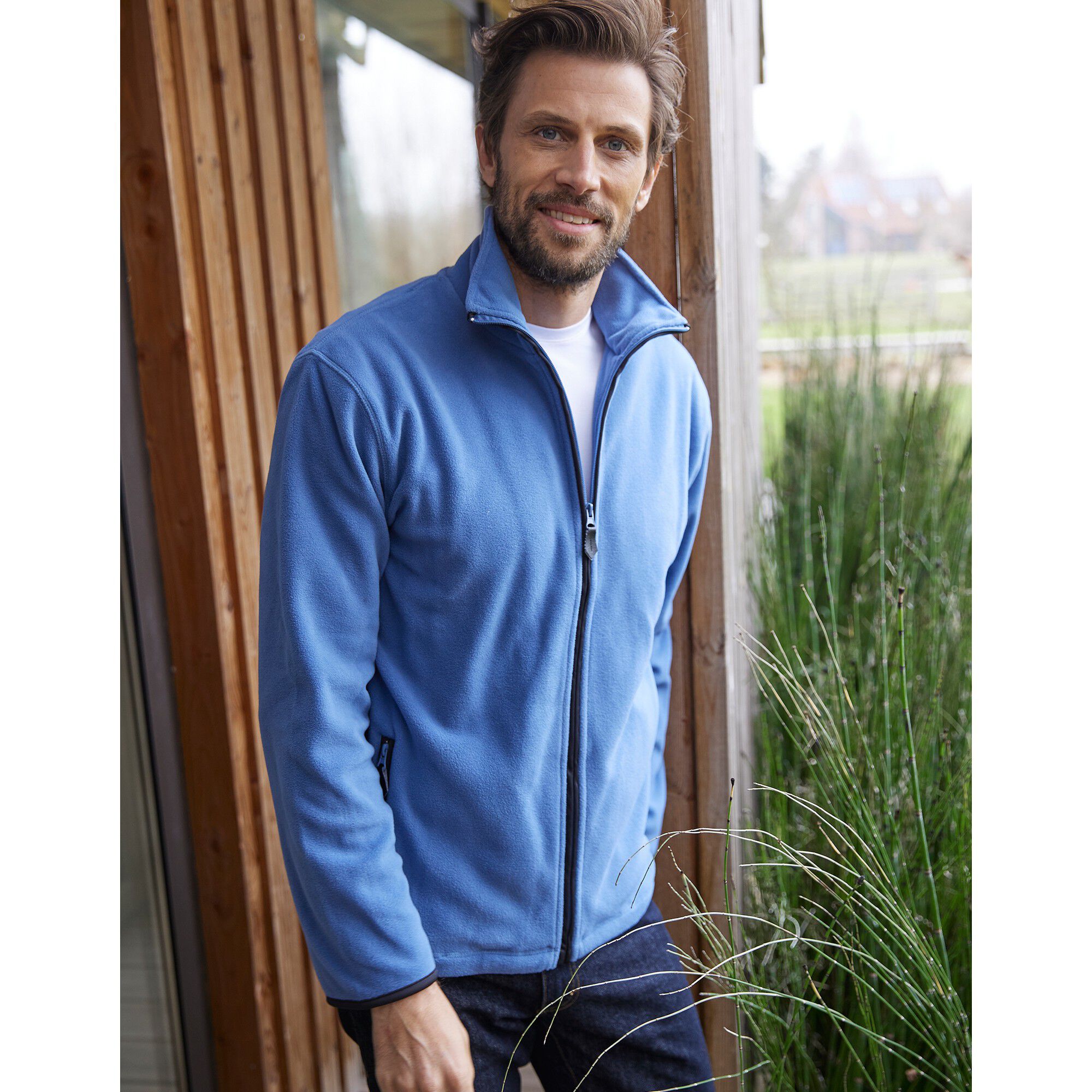 Blouson zippé maille micropolaire