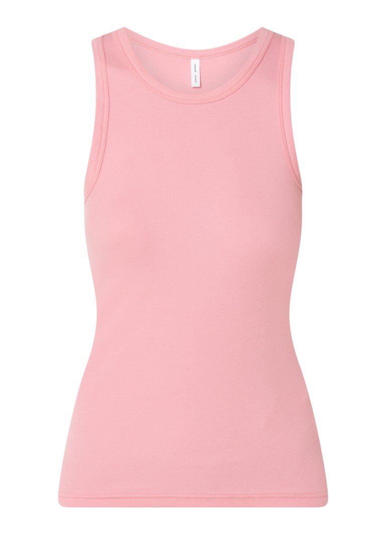 SAMSØE SAMSØE Alexo tank top made of organic cotton with ribbed structure