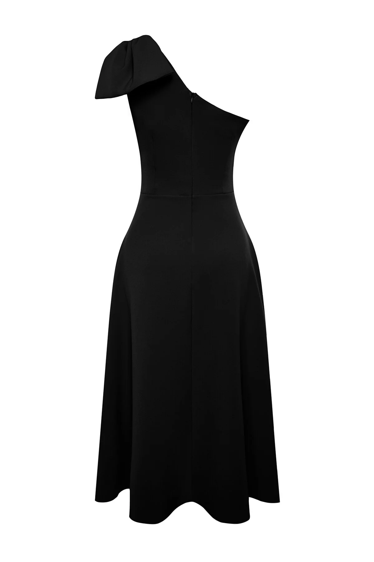 Trendyol Collection  Elegantes Abendkleid mit schwarzer Schleife TPRSS24EL00105