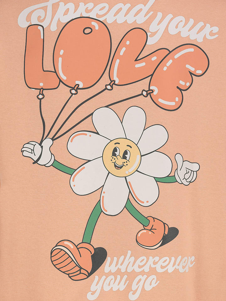Sublevel Hoodie in Apricot günstig kaufen