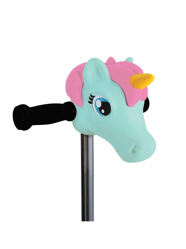 Tête de trottinette licorne mint