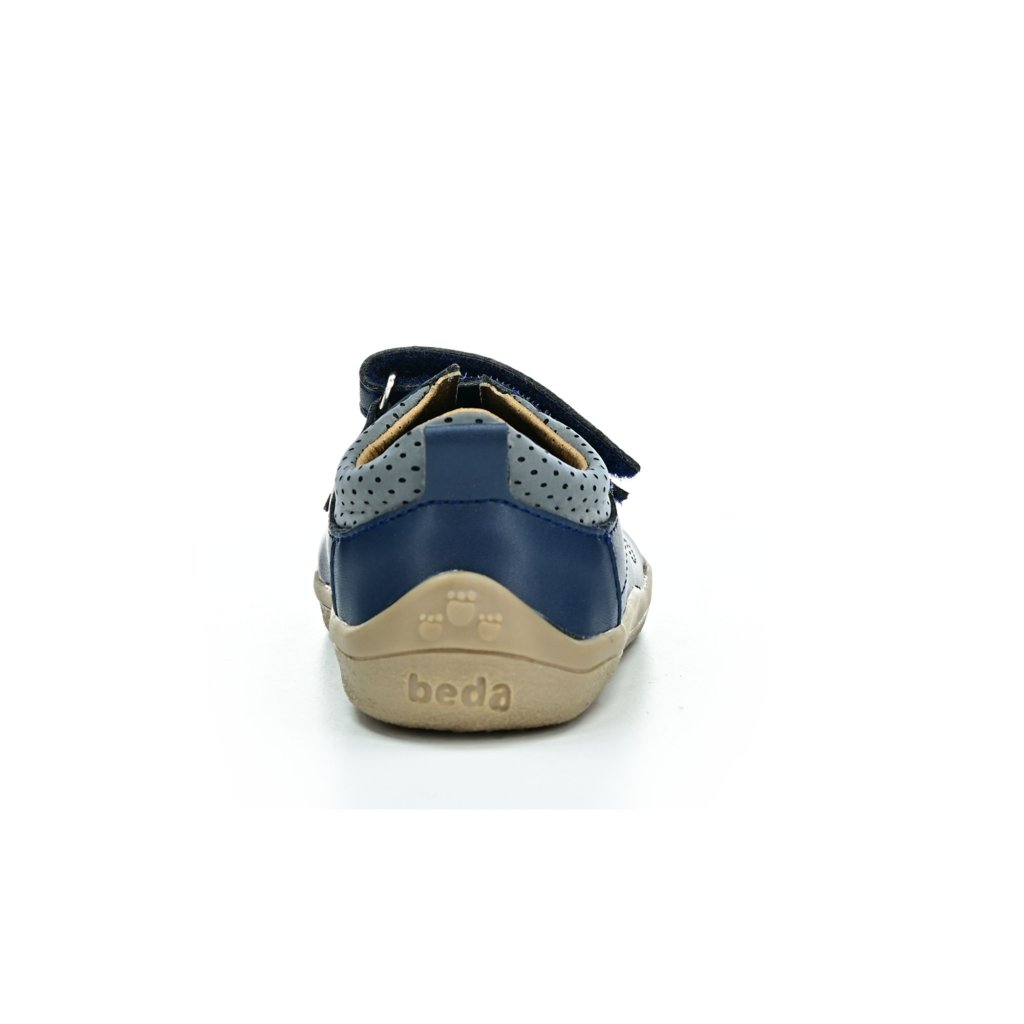 Beda Navy (BFN 170030/W/NL) Barfuß-Halbschuhe