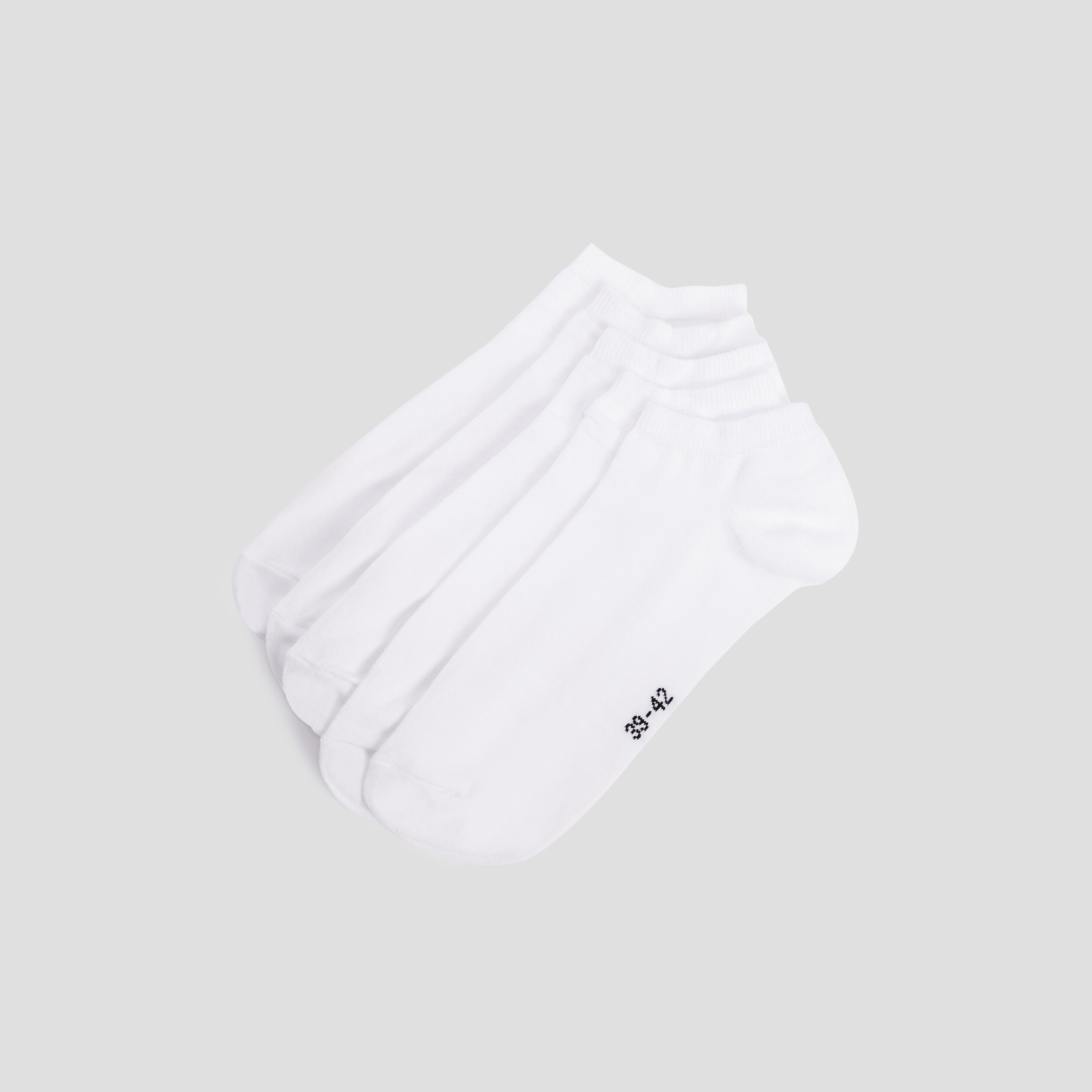Lot 5 paires de chaussettes blanc homme | La Halle