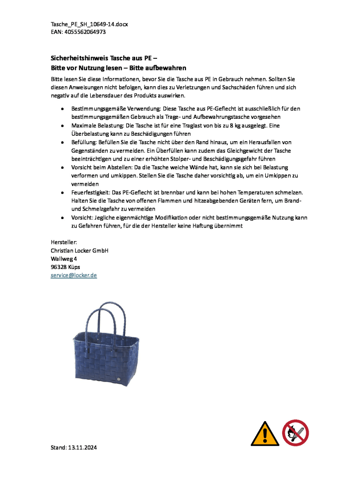kobolo Einkaufstasche in Blau günstig kaufen onesize