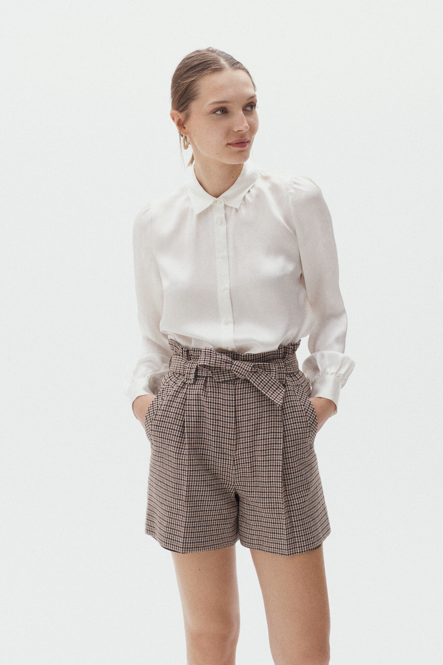 short charly bordeaux femme