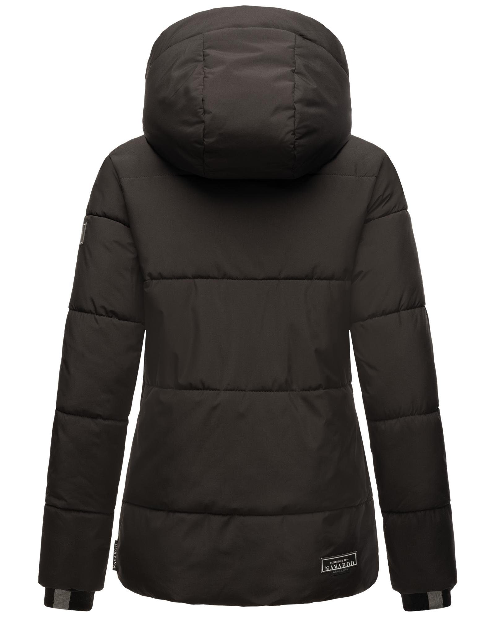Navahoo Steppjacke Sag ja XIV Warme gesteppte Winterjacke mit Kapuze