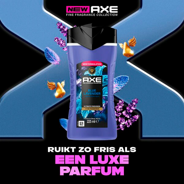 Axe Fine Fragrance Μπλε Λεβάντα Αφρόλουτρο 225ml
