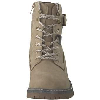 Via della Rosa Schnür Boots in beige
