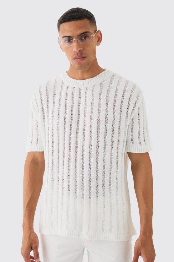 Oversize T-Shirt in Weiß
