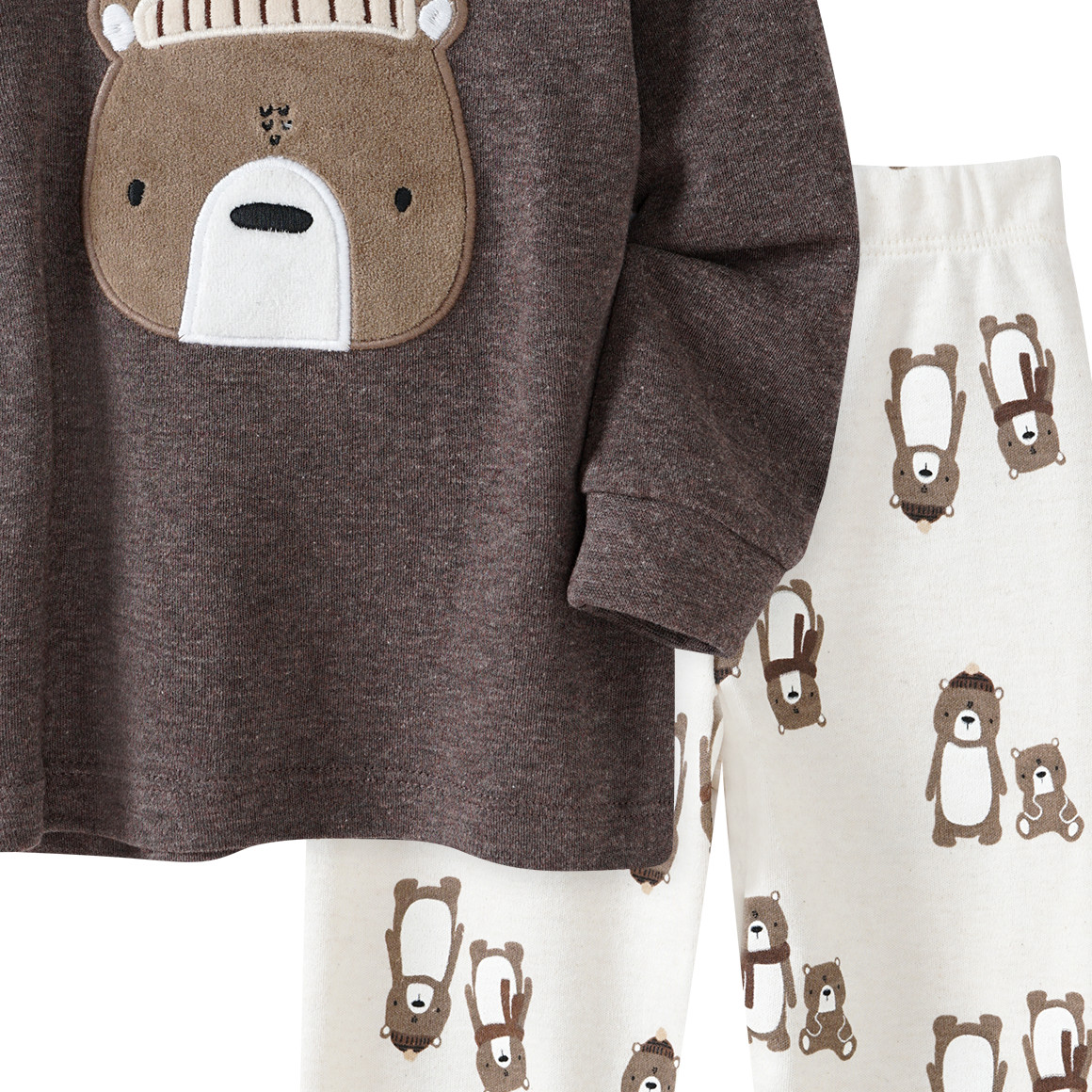 Baby Schlafanzug mit Bären-Motiven