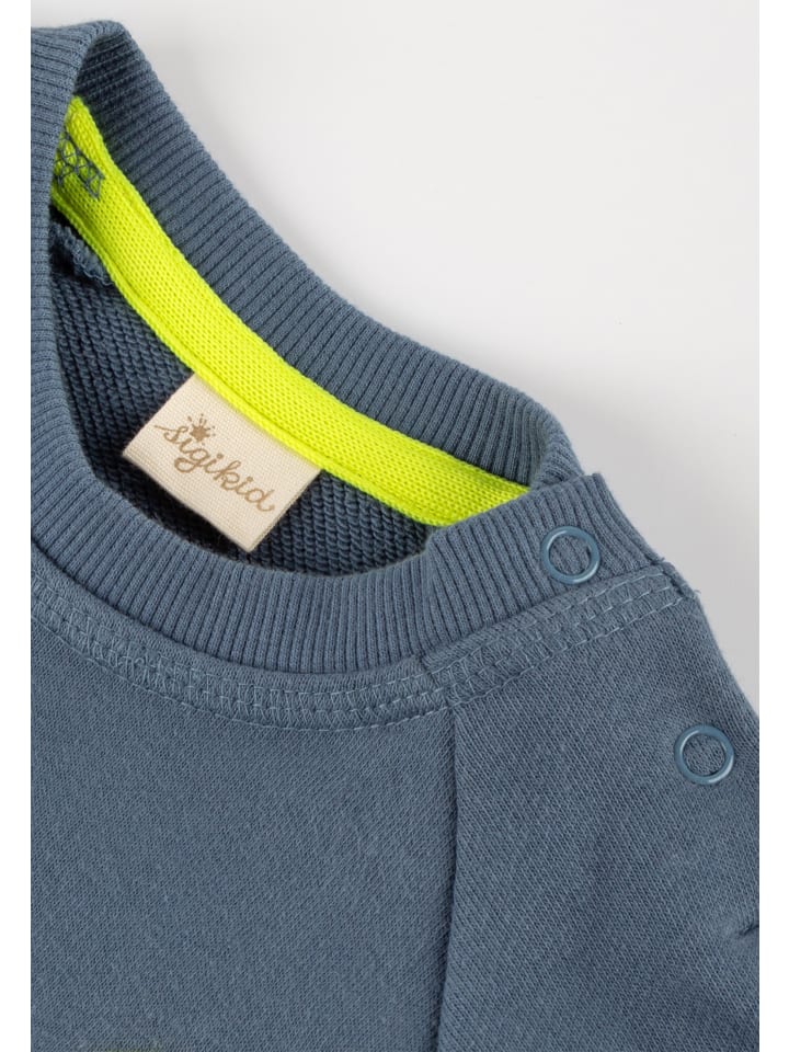 Sigikid Sweatshirt Sporty Dino in Blau günstig kaufen