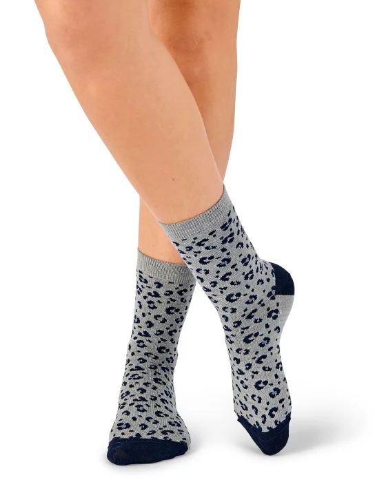 Lot de 3 paires de mi-chaussettes Thermolactyl et laine à motifs