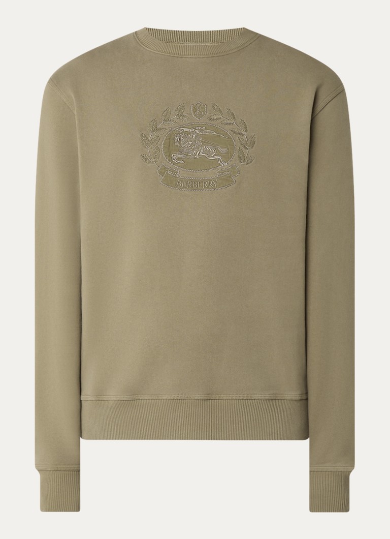 Burberry Sweater with logo embroidery