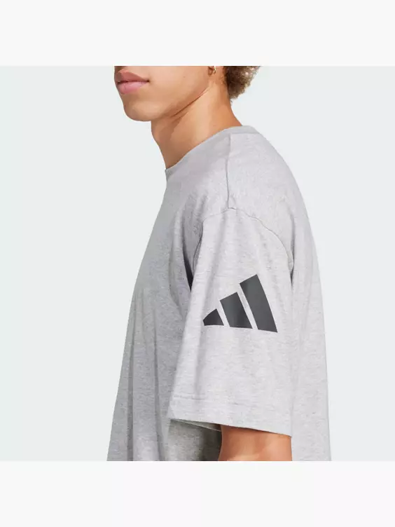 adidas Essentials Loose Fit 3 Bar Logo T-Shirt