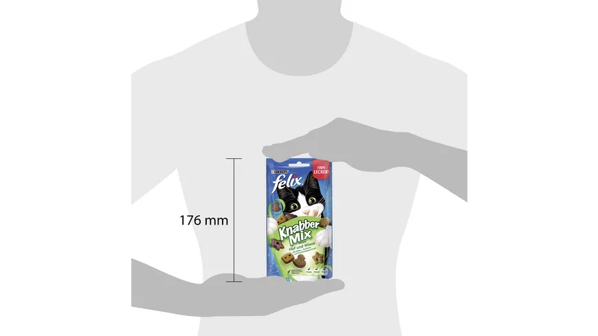 PURINA FELIX KnabberMix Hof & Wiese mit Enten- 60 g