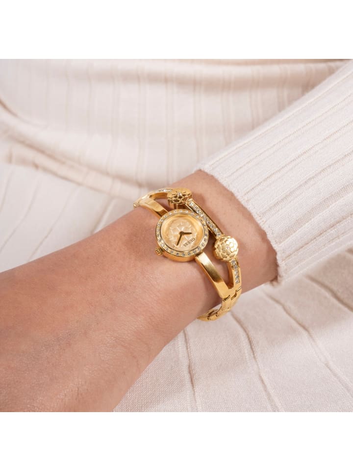 Guess Quartzuhr Chloe in Gold günstig kaufen M