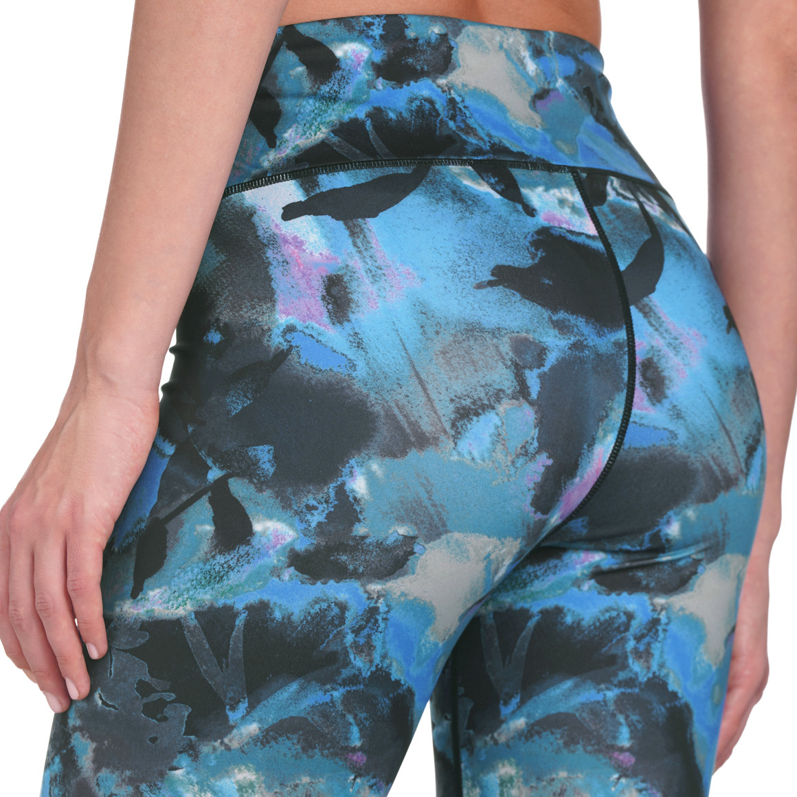 Damen Yoga-Leggings mit Allover-Print