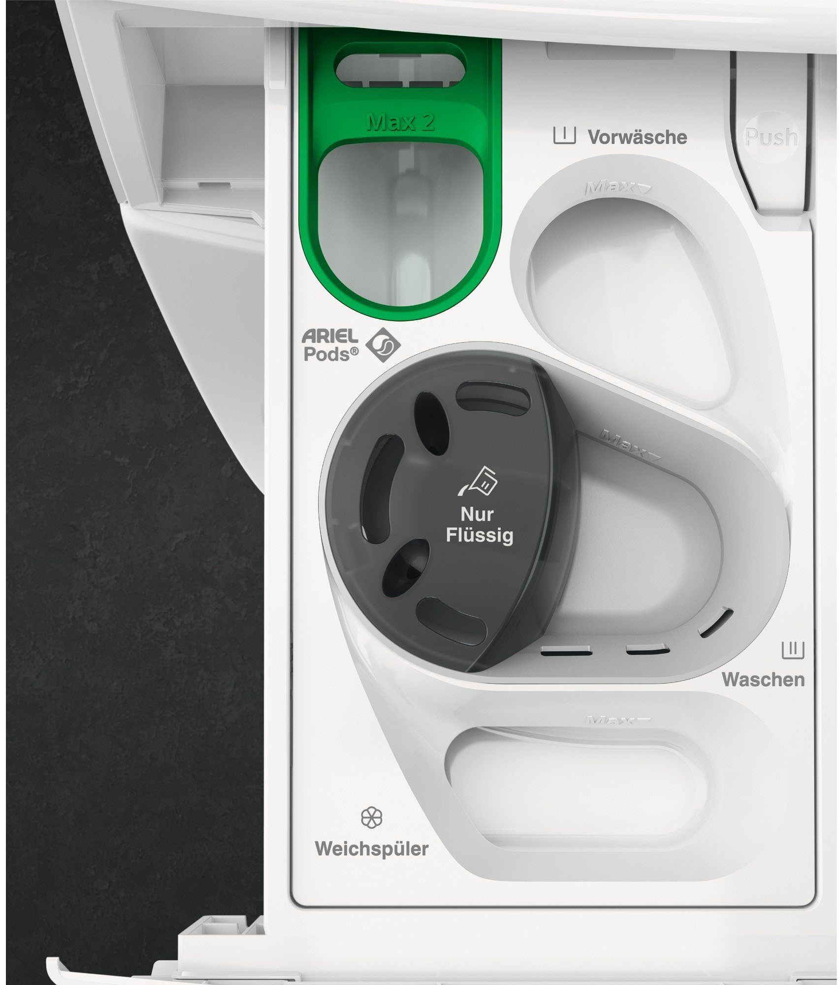 AEG Waschmaschine LR7E75400, 10 kg, 1400 U/min, ProSteam - Dampf-Programm für 96 % weniger Wasserverbrauch & Wifi