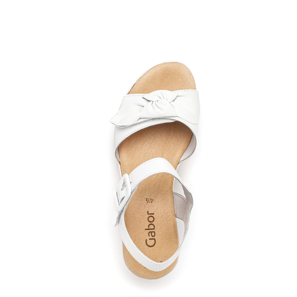 Gabor fashion Keilsandalette weiß
