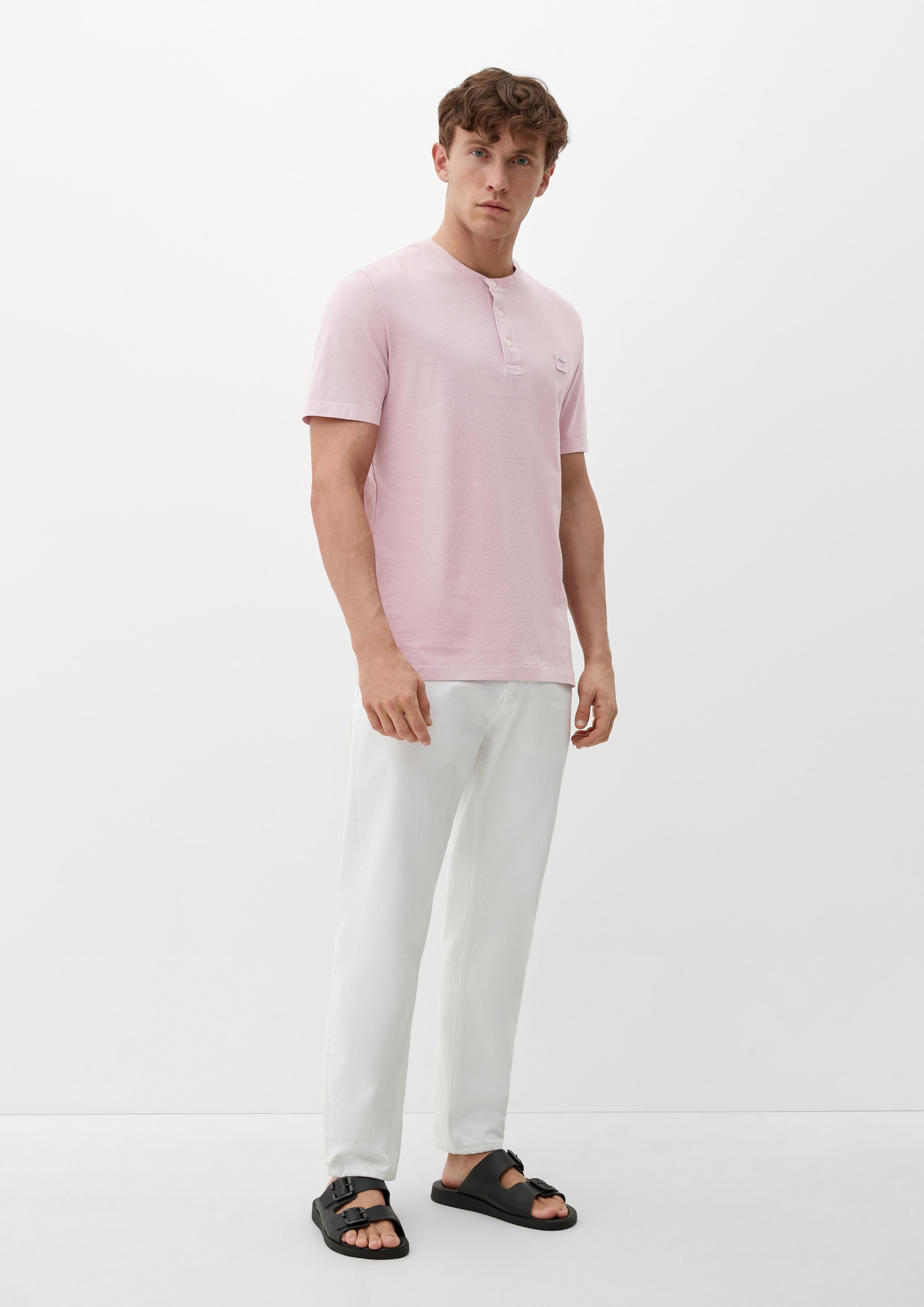 T-Shirt mit Henley-Ausschnitt  2133166-4163