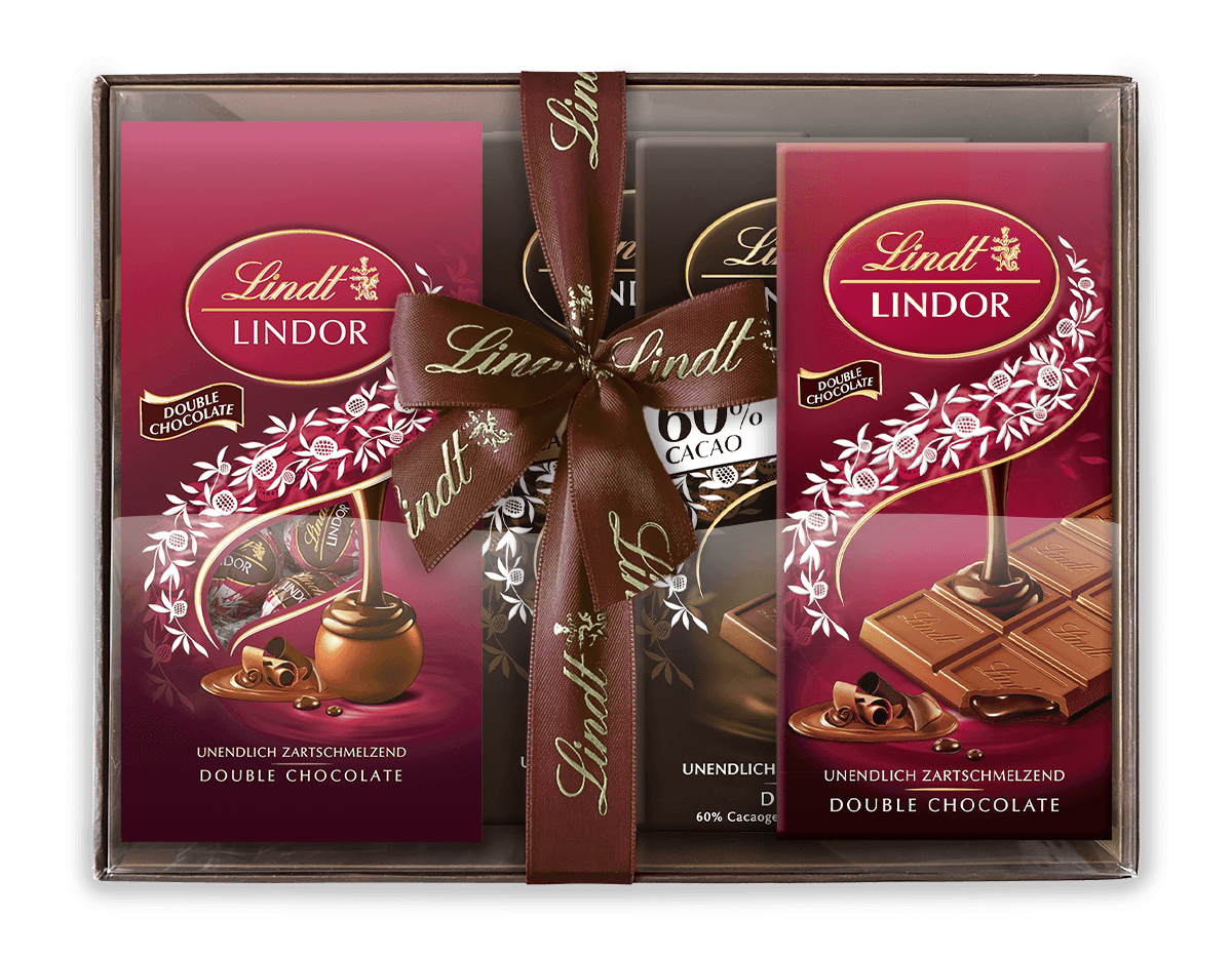 Lindt LINDOR Geschenkkorb Dark, 747g