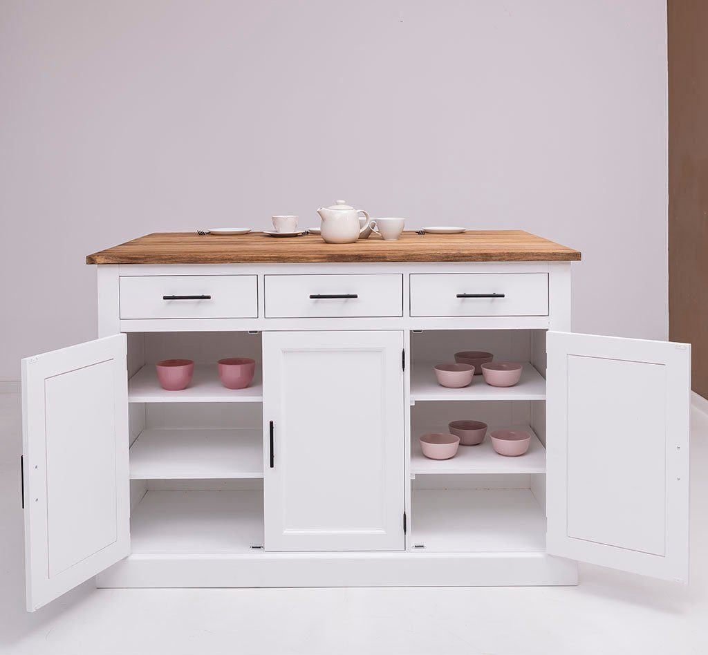 Massivholzmoebel-Becker Buffet Kücheninsel aus Massivholz