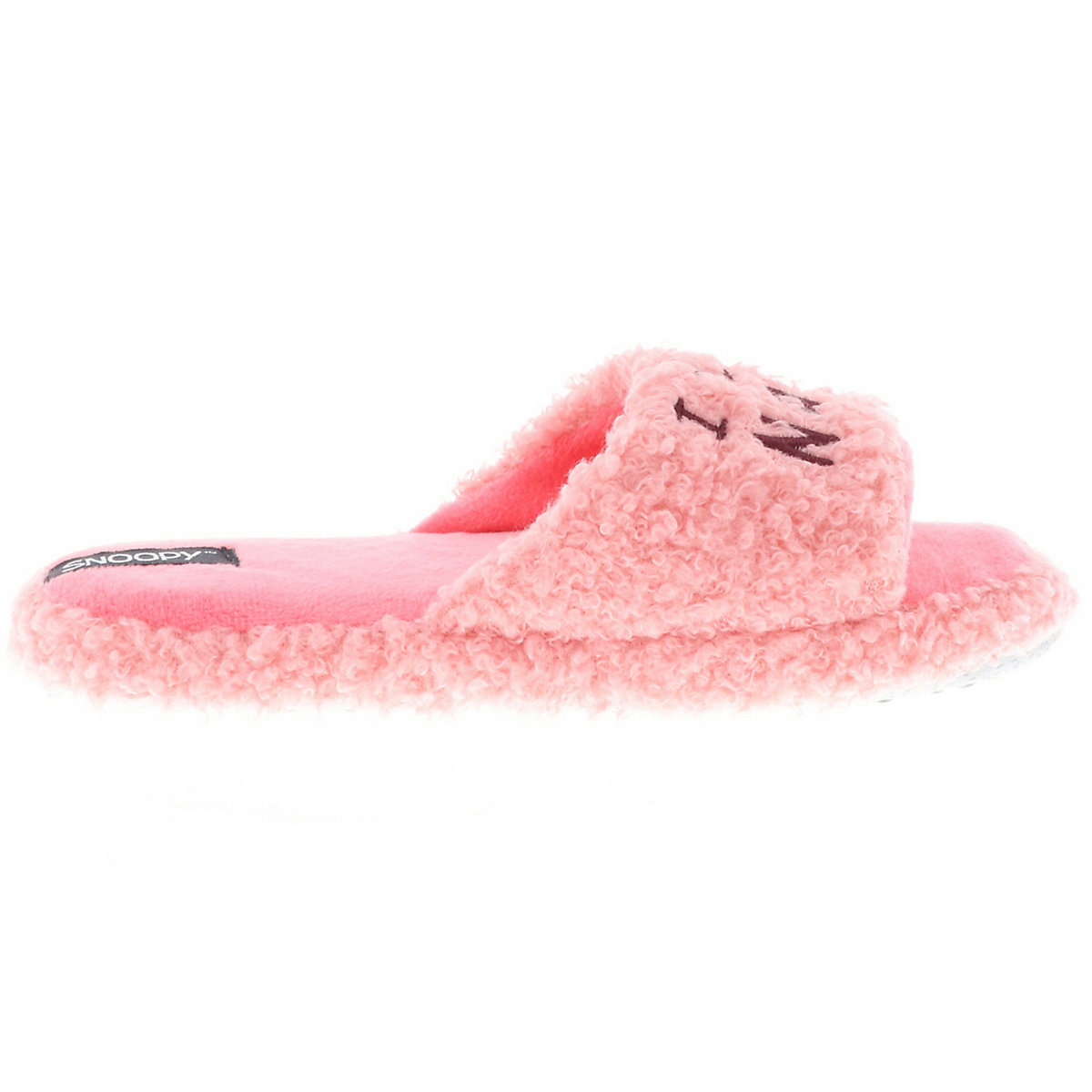 PEANUTS Snoopy Kinder Mädchen Damen Pantoletten Hausschuhe Pantoffeln pink/rosa