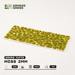 Static Grass Tufts - Moss 2mm