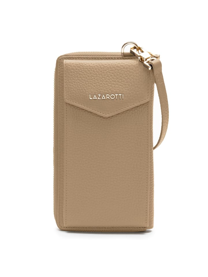 Lazarotti Bologna Leather Handytasche Leder 11 cm in sand günstig kaufen onesize