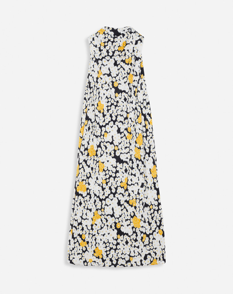 ROBE COURTE DRAPÉE IMPRIMÉE