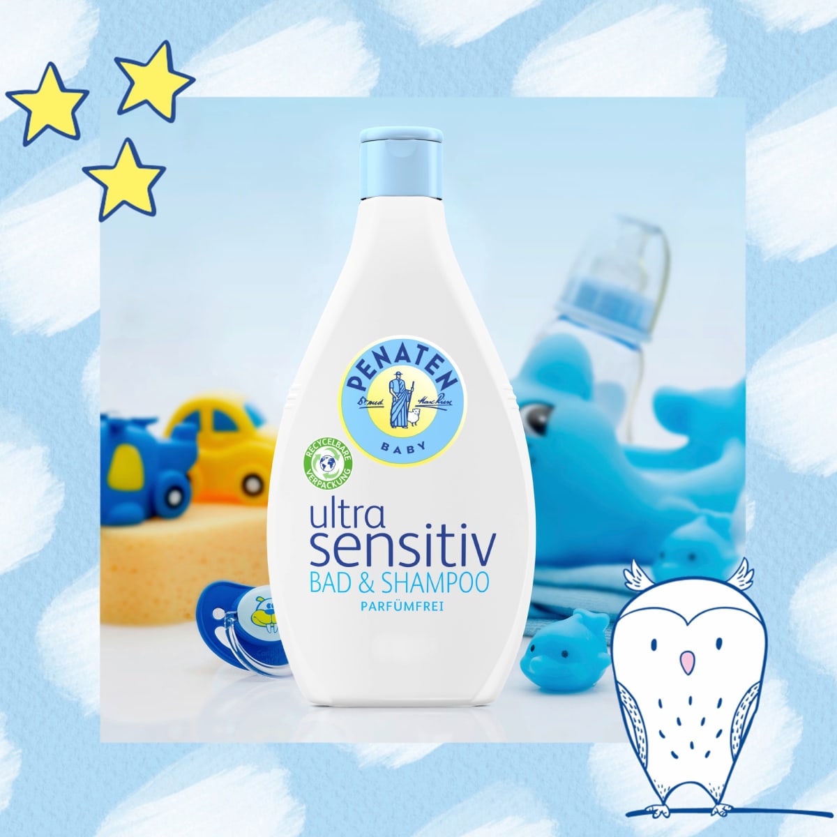 Baby Badezusatz Bad & Shampoo ultra sensitiv, 400 ml