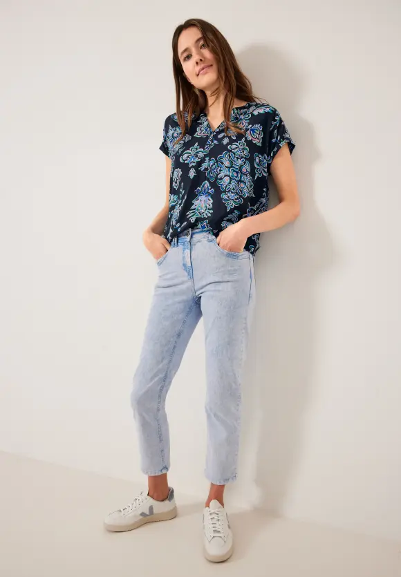 CECIL Ornament Print Bluse
