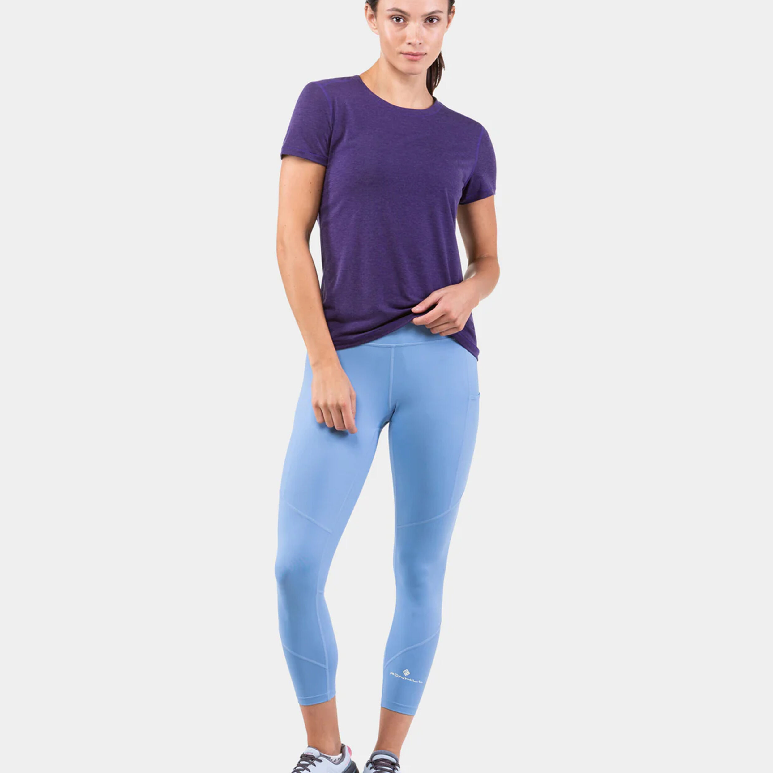 Tech Crop Tight Damen - Hellblau
