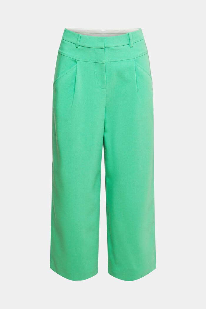 High-Rise-Culotte mit Bundfalten