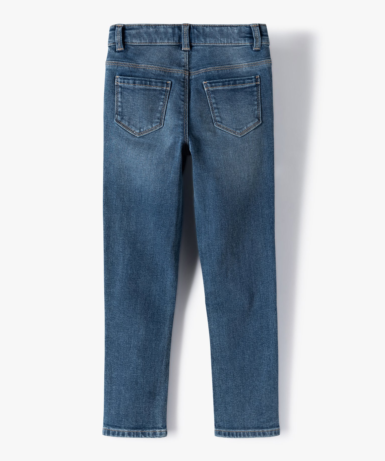 Jean fille coupe Regular extensible stone | GEMO