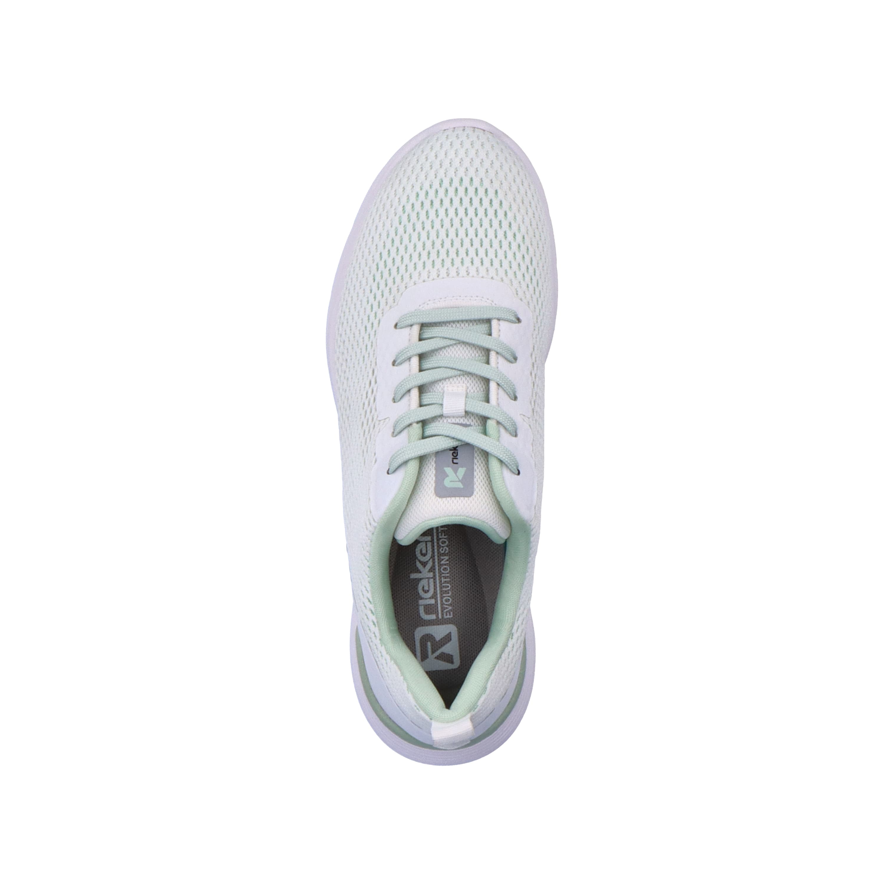 Rieker Damen Sneaker Low crystal white