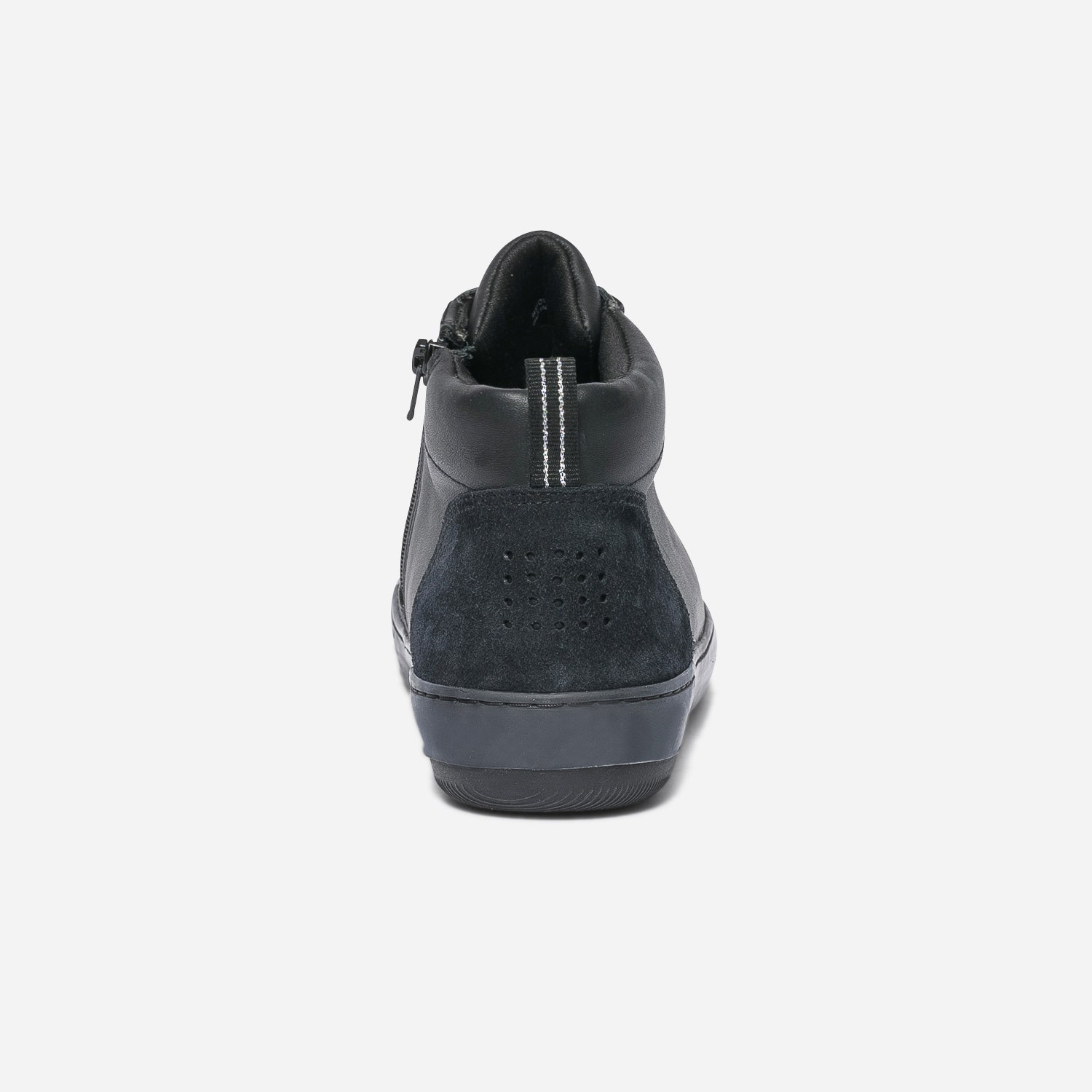 Basket TBS noire en cuir