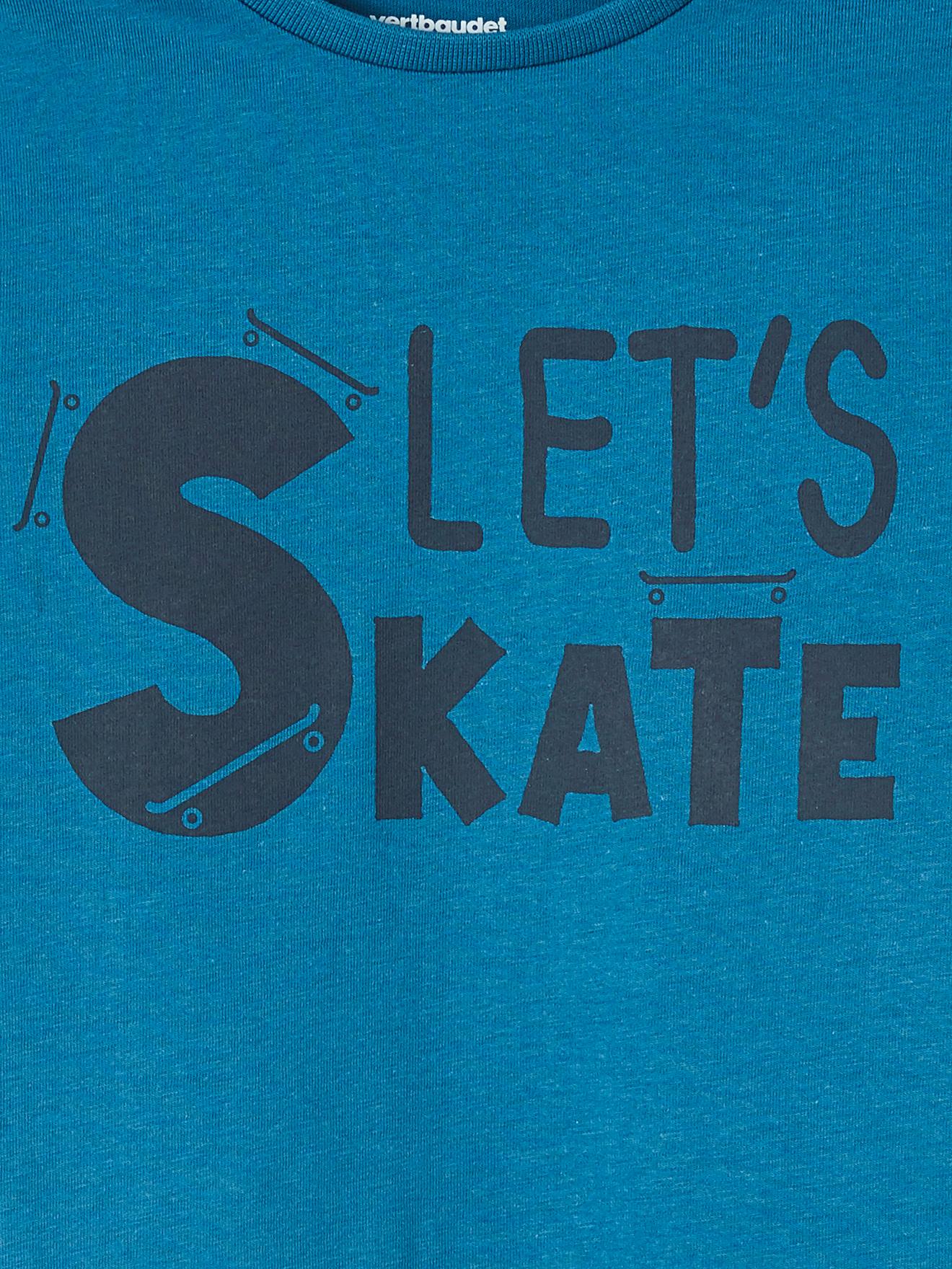 T-shirt message graphique Basics garçon orange