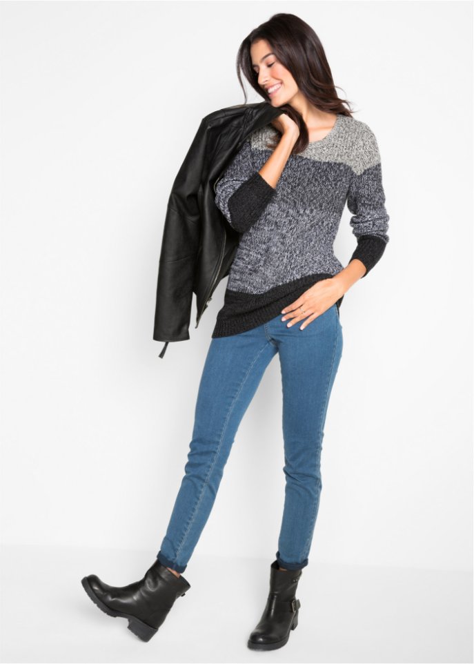 Pullover mit Streifenmuster