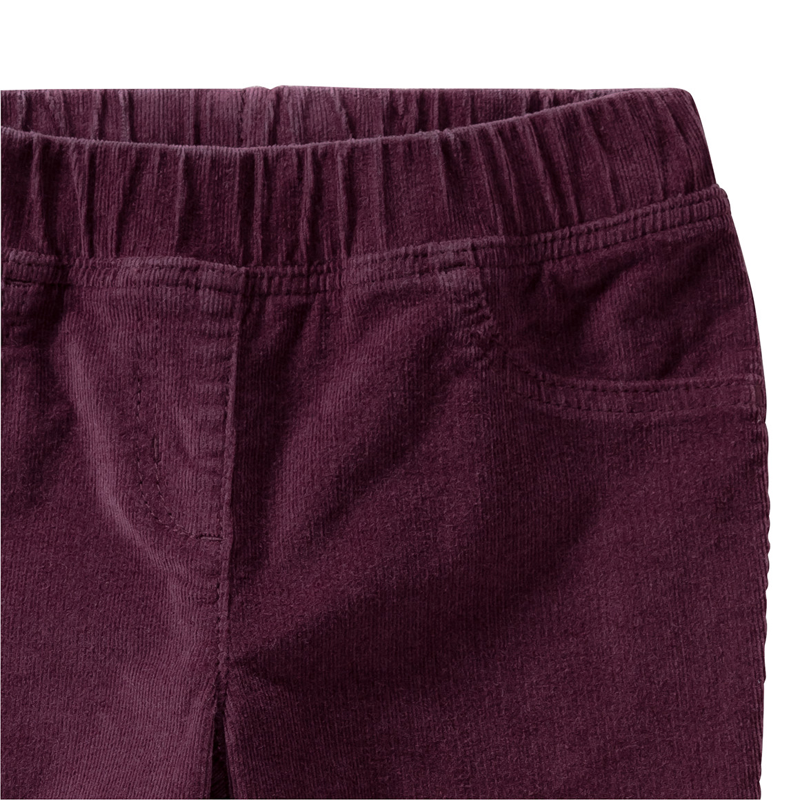 Mädchen Kord-Leggings mit Gesäßtaschen